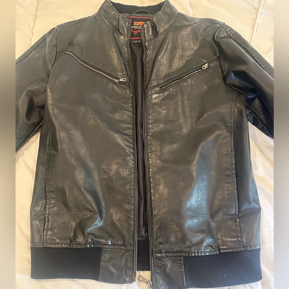 Edwin Black Bomber Jacket